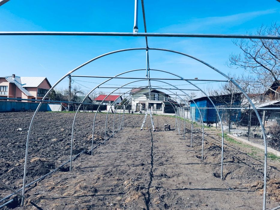 Solar/Sera legume teava zincata galvanizata, folie Perita E8