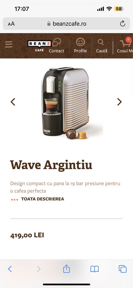 Aparat cafea espressor Compatibil Cafissimo / Caffitaly / BeanZ