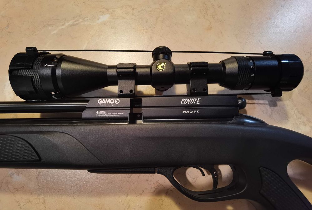 Gamo Coyote 5.5 с оптик, аксесоари и помпа