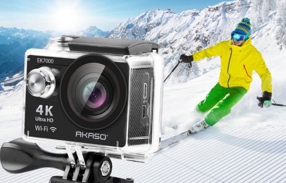 Екшън камера Akaso EK7000, 4K, 12M,