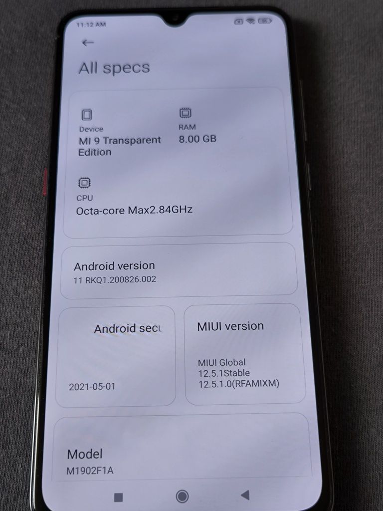 Xiaomi Mi 9 Explorer (Transparent edition)