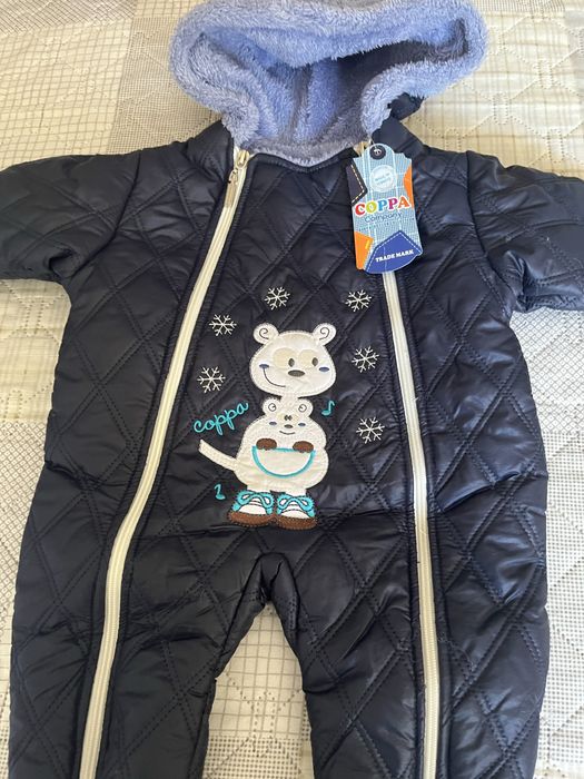 Зимни грйки космонавти за бебе 3м / 3-6м / 18м