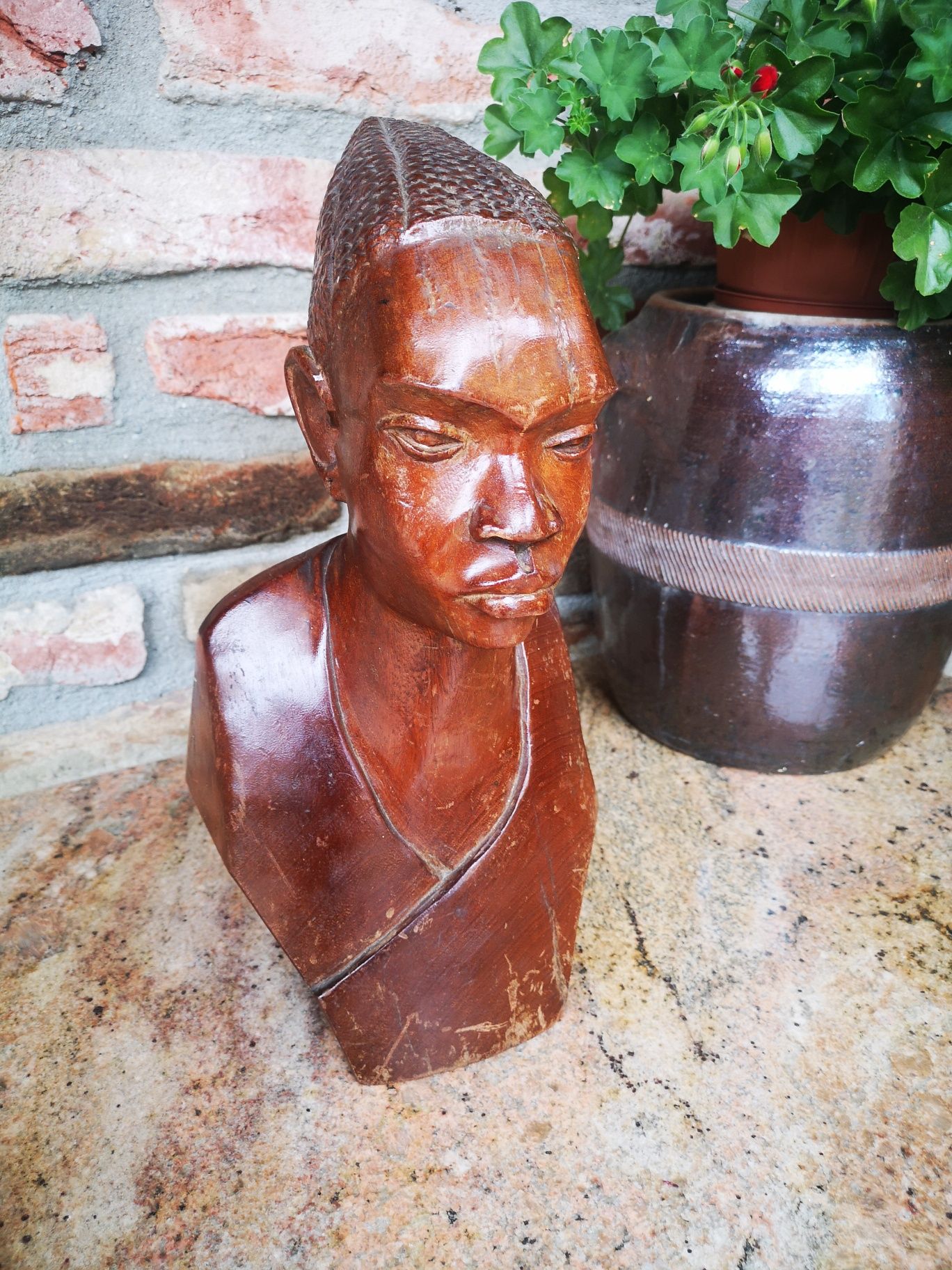 Sculptura Bust  de Afroamericanca