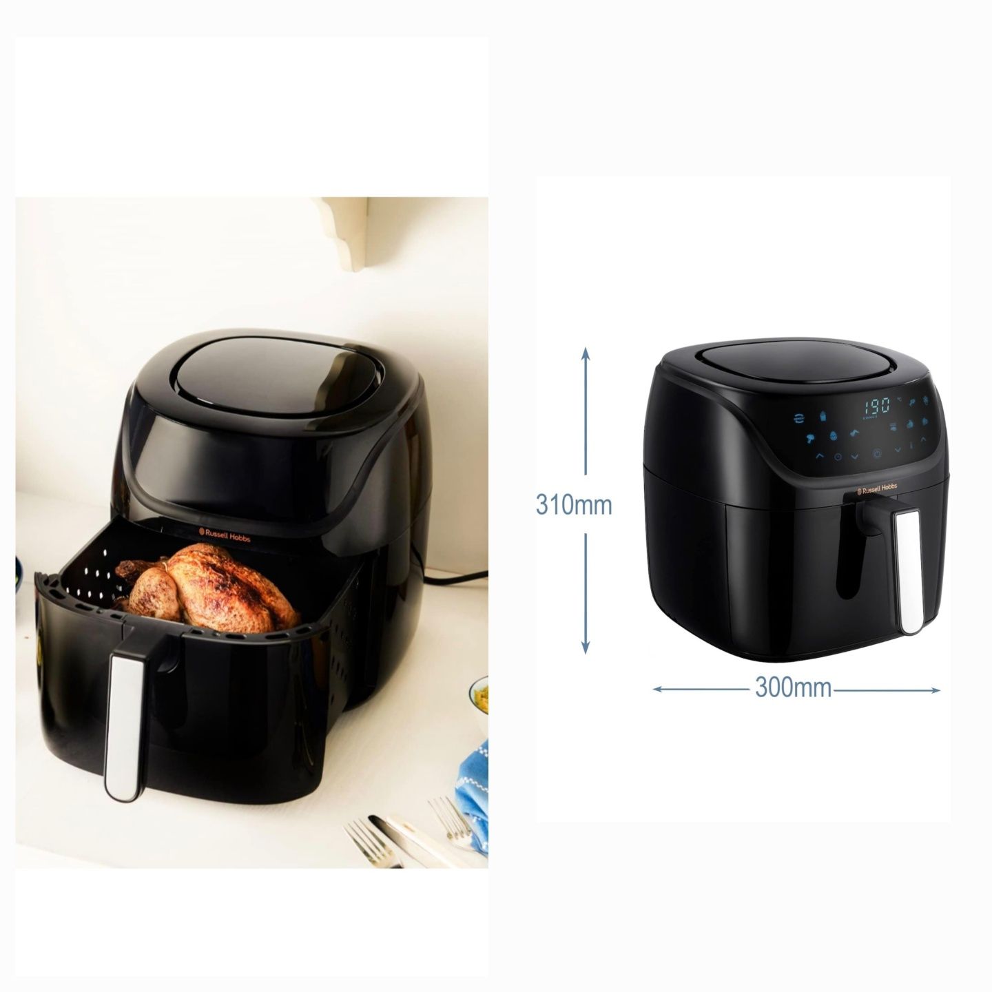 Еър Фрайър Russell Hobbs Satisfry XXL 10 функции,8л,1400w