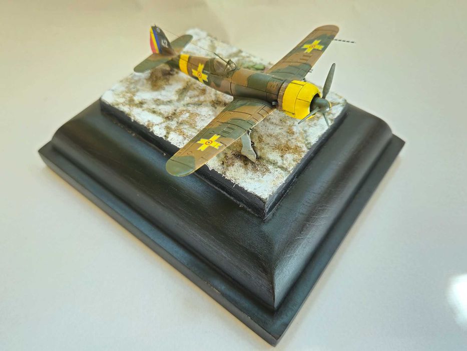 Modelism Diorama IAR 80 scara 1:100 rasina