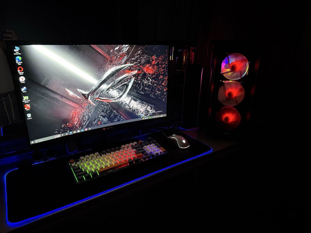 Igravoy Kamplekt Kampyuter Moshniy RX580/8g 12/24 Yader 5 kuller