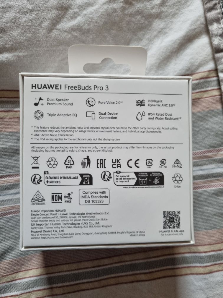 Слушалки Huawei Freebuds Pro 3, Зелени