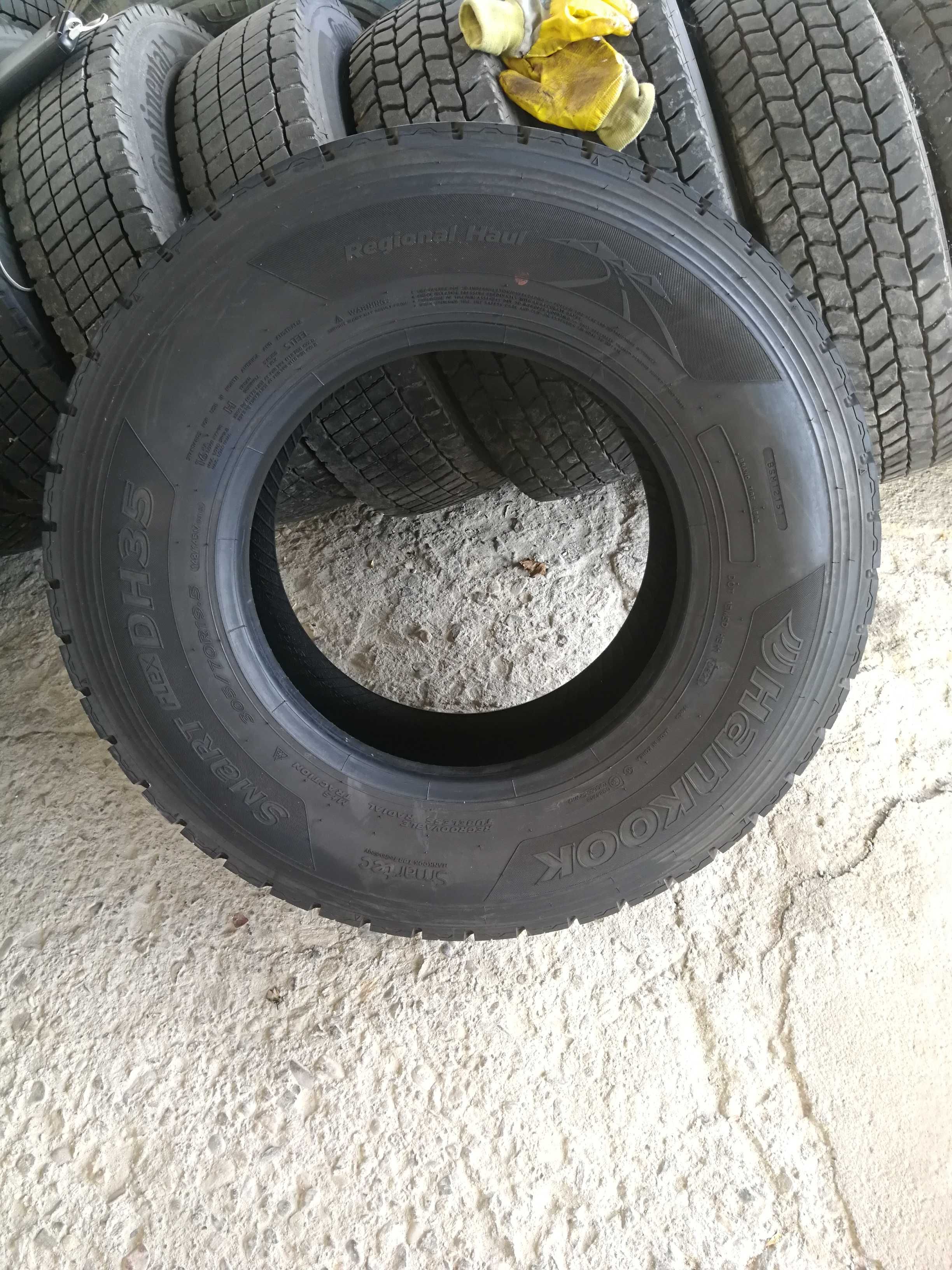 1 тежкотоварна гума R19.5 305/70 Hankook DH35 148/145M M+S