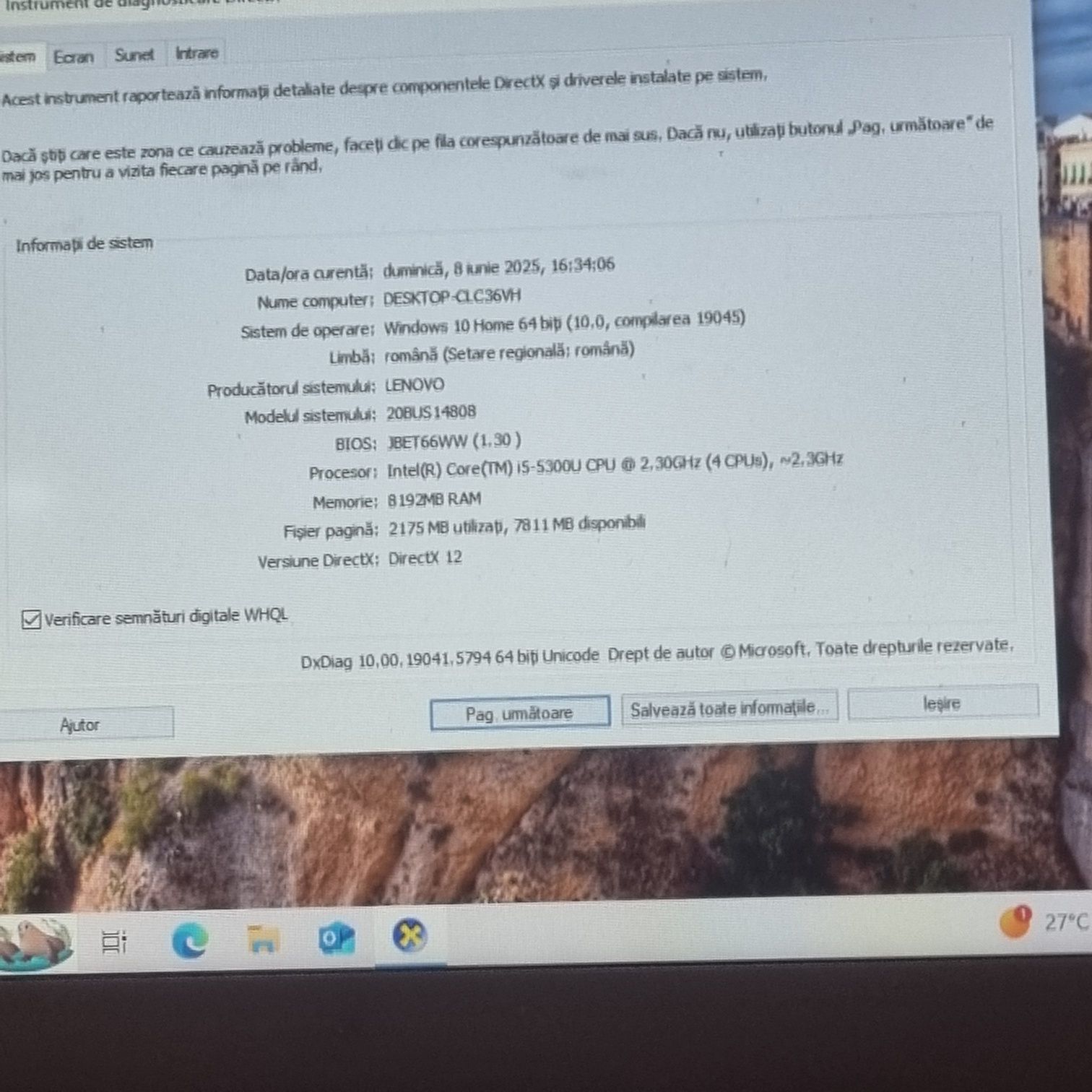 Lenovo I5-5300U,ssd 256Gb