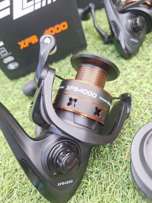 SET 4 Lansete Feeder 2.4 m PRO FL Aqua River 280 gr + 4 Pro Fl XFB4000