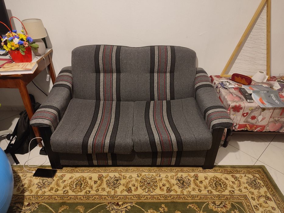 Запазен двуместен диван