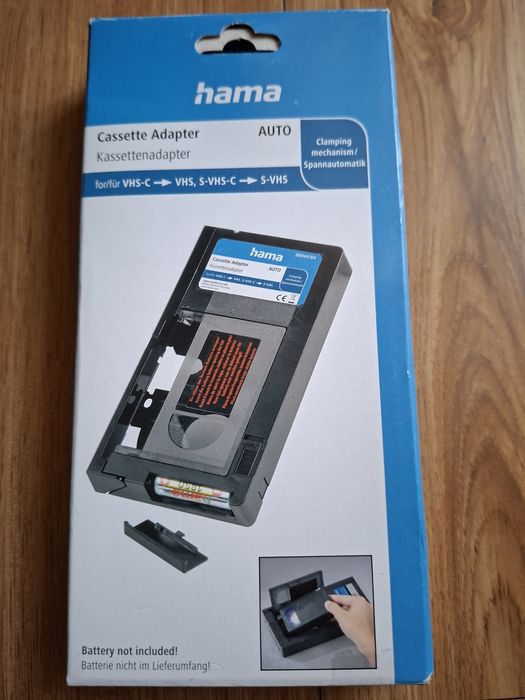 Adaptor caseta video vhs-c la vhs.