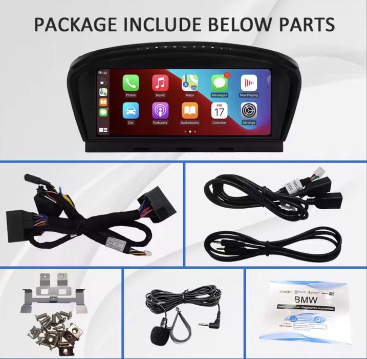 Navigatie Android 8 GB RAM BMW E60 E61 E90 E91 E92 CCC-CIC