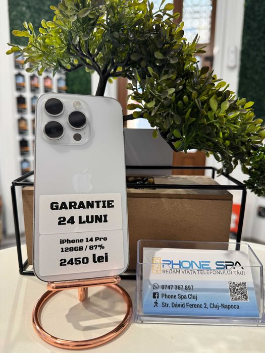 iPhone 14 PRO 128Gb 87%- Din magazin,cu garantie! RATE TBI !
