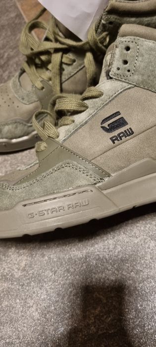 Ghete G-Star noi marimea 40 piele întoarsa verde