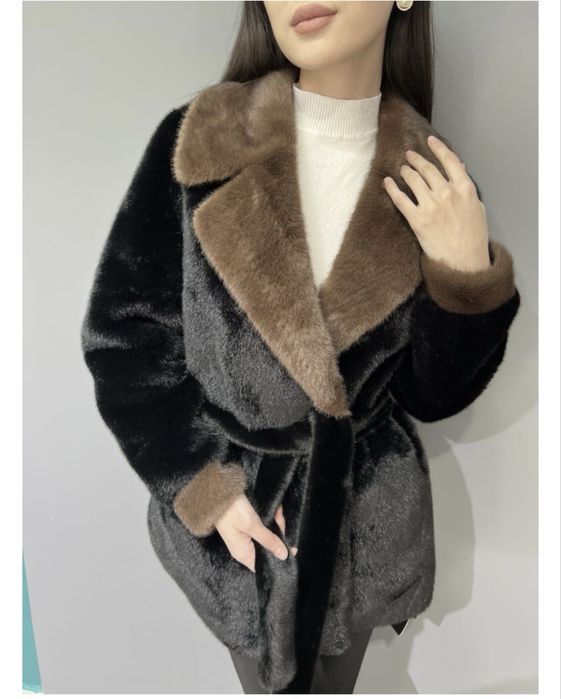 Эко шуба в отличном состоянии