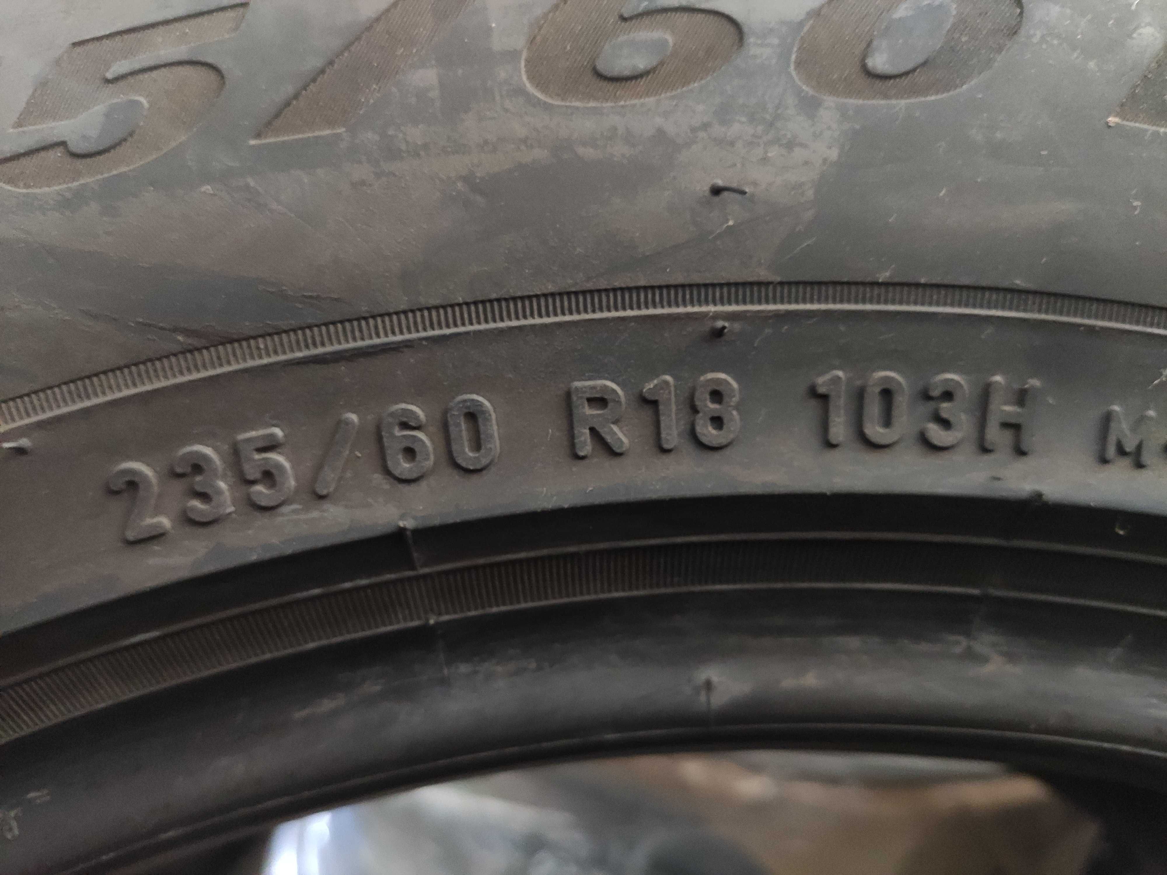 4бр Зимни Гуми 235 60 18 - Pirelli - DOT 2020