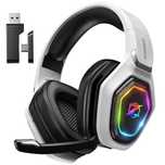 Căști wireless gaming Ozeino OW810 cu Bluetooth, USB și Type-C