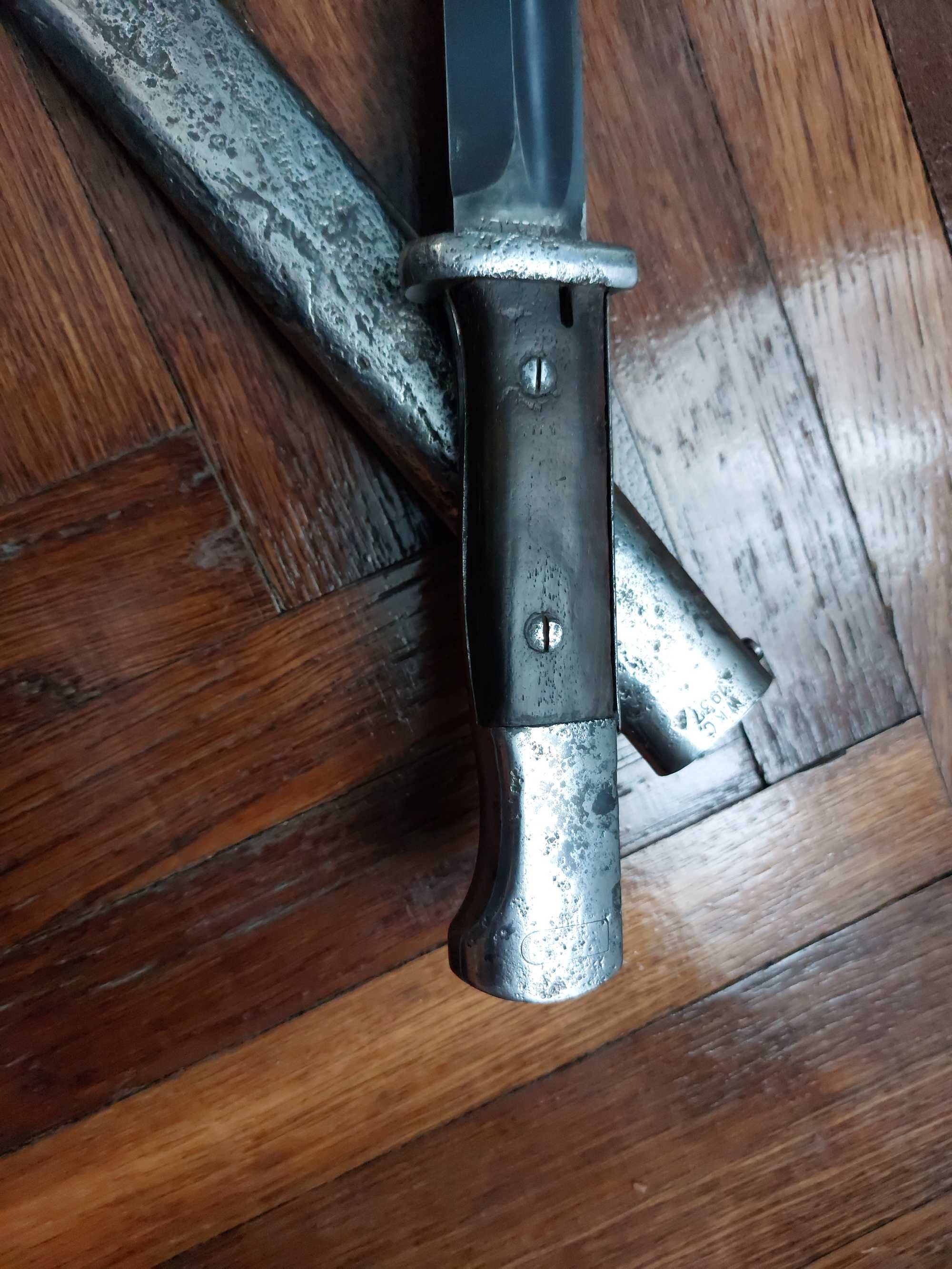 Baioneta Mauser WW2 stare foarte buna NU a fost ascutita! RAR!
