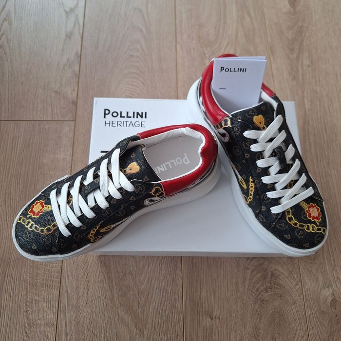 Нови! Сникърси Pollini - 38 EU, естествена кожа