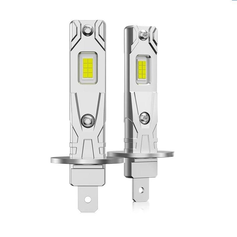 комплект диодни крушки за фар h1 canbus 60w 12v 6000к 5000lm 2броя ...
