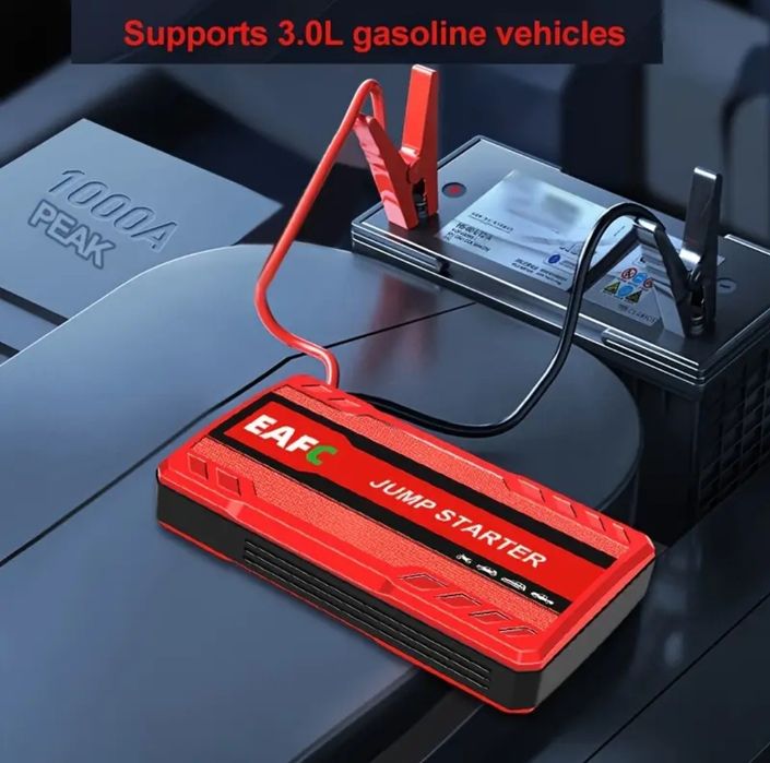Jump Starter EAFC Auto Pornire Auto Benzina și Diesel maxim 3.0 litri