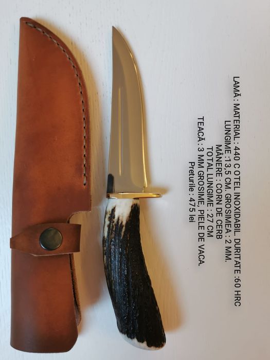 Cutite Vânătoresc ,Cutite jupiit ,camping ,cutite coarne d