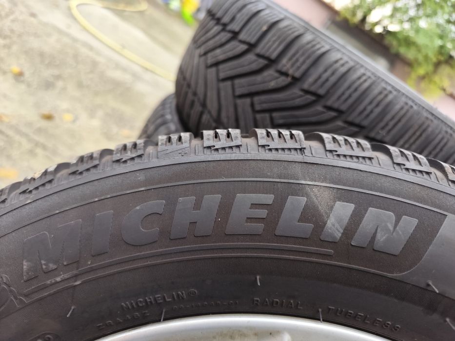 Jante Roti 5×112 R16 + anvelope iarna 215 60 R16 Michelin Skoda Passat