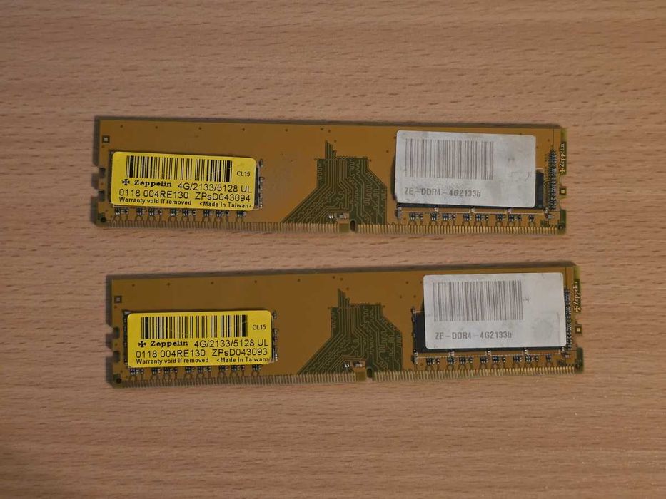 Memorie RAM Zeppelin DDR4 8GB (2x4GB Dual Channel) 2133 MT/s CL 15