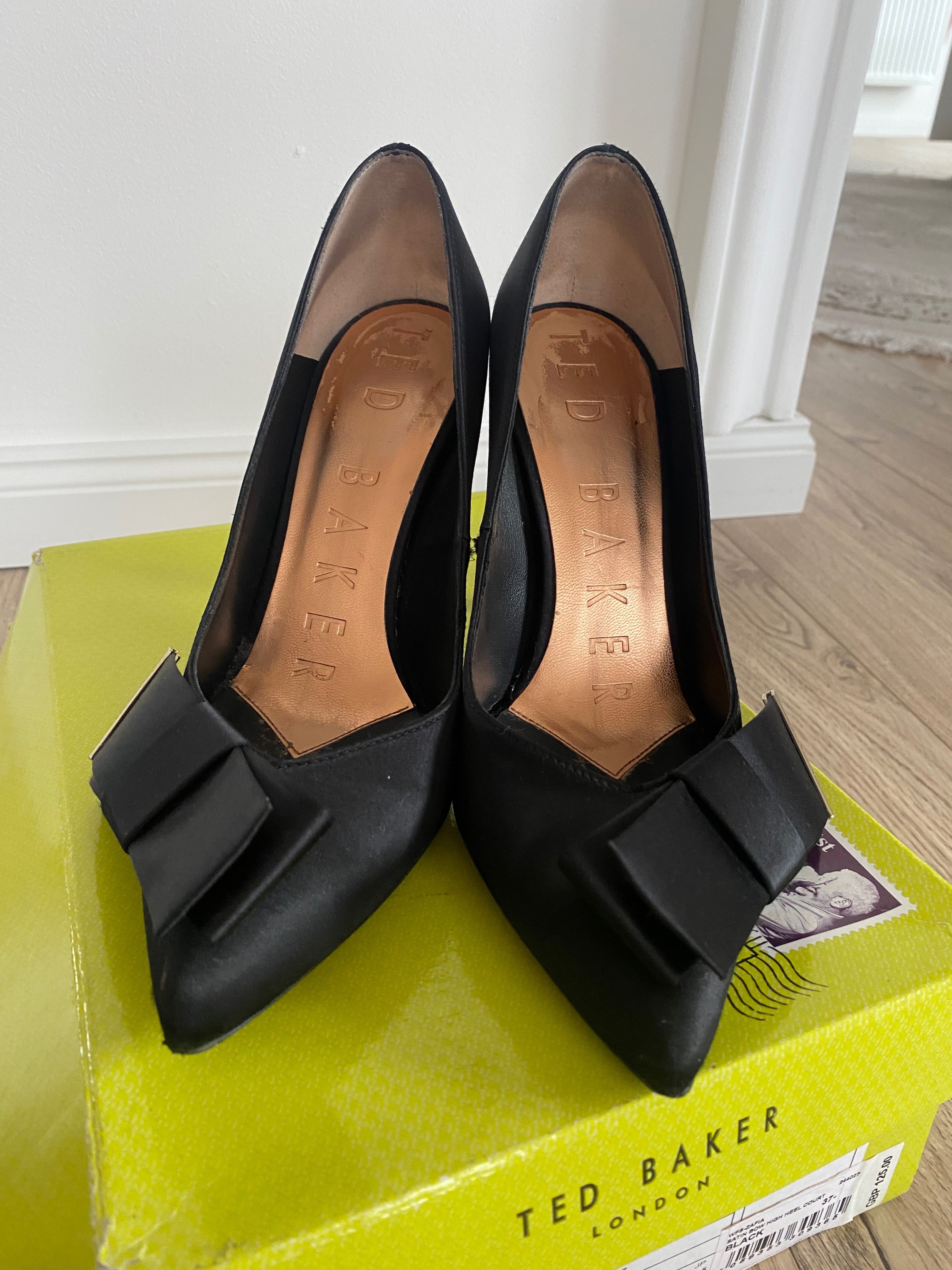 Pantofi Ted Baker, negri cu fundă