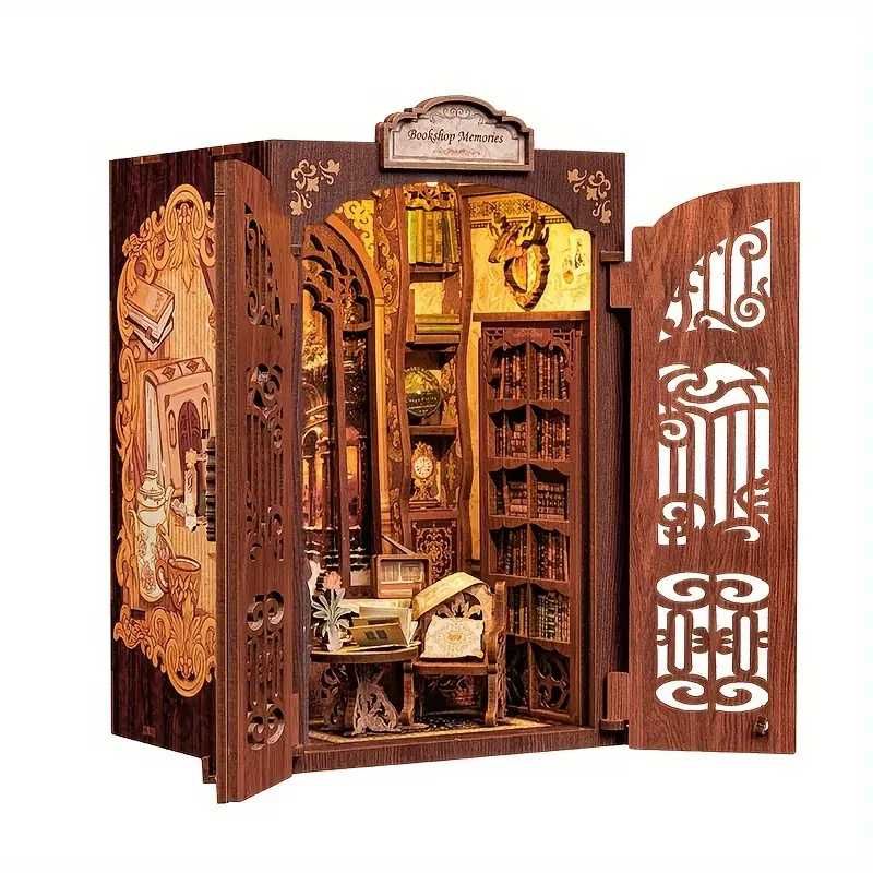 Сглобяем Модел за Библиотека, Разделител на Книги, BOOK NOOK, 3Д Пъзел