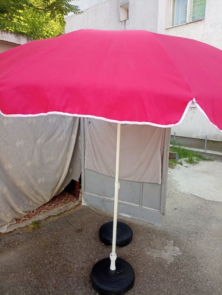 Umbrela terasă cu stativ inclus