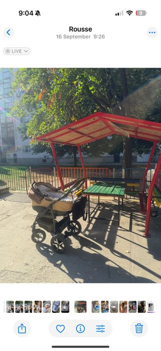 Бебешка количка Baby Merc със зимен кош