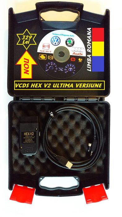 Interfata VCDS Hex V23.X Ultima Versiune, Kit Complet gama Vag