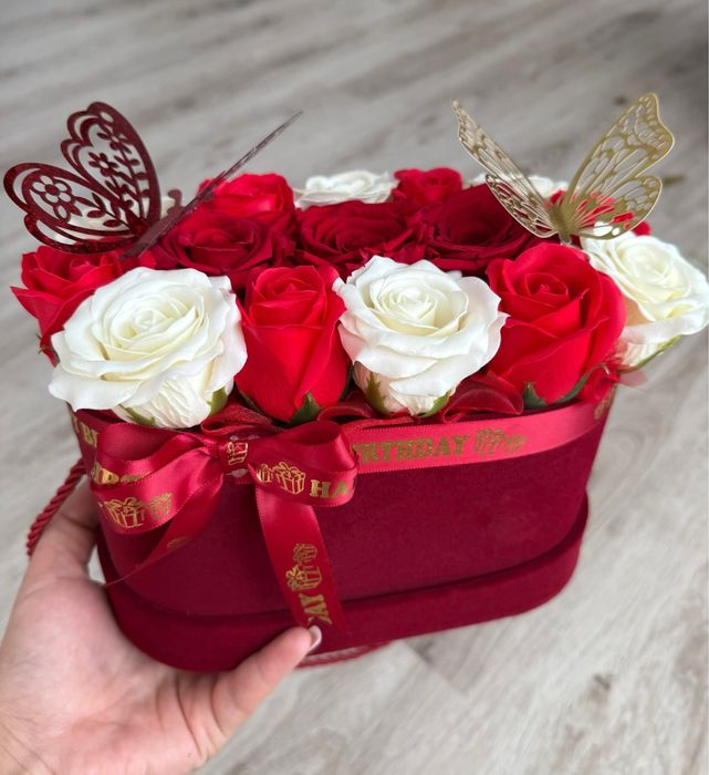 Realizez buchete din trandafiri de sapun