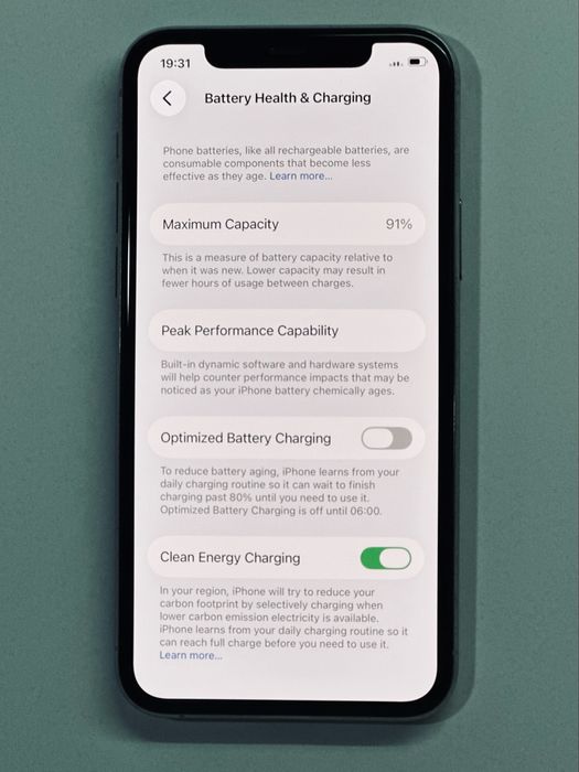 iPhone 11 Pro бял 256GB 91% battery