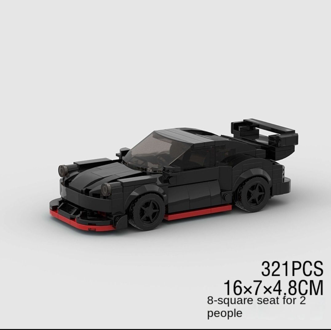 Lego MOC Technic Porsche 911 RWB  321 buc + Multe Stkere