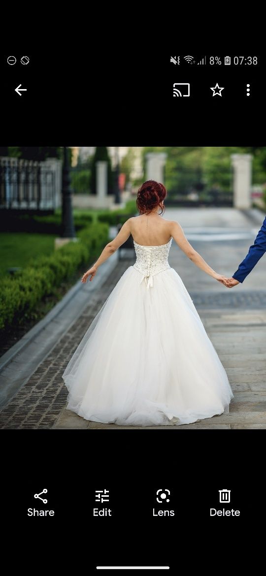 Rochie mireasa Mori Lee + crinolina