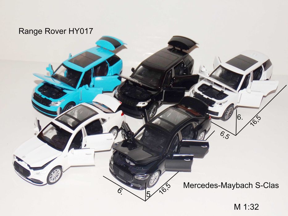 Нови метални колички с отваряеми врати и звук.