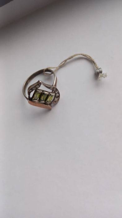 Кольцо серебро 925