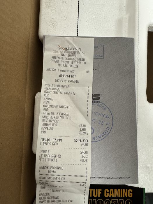 Монитор asus tuff gaming