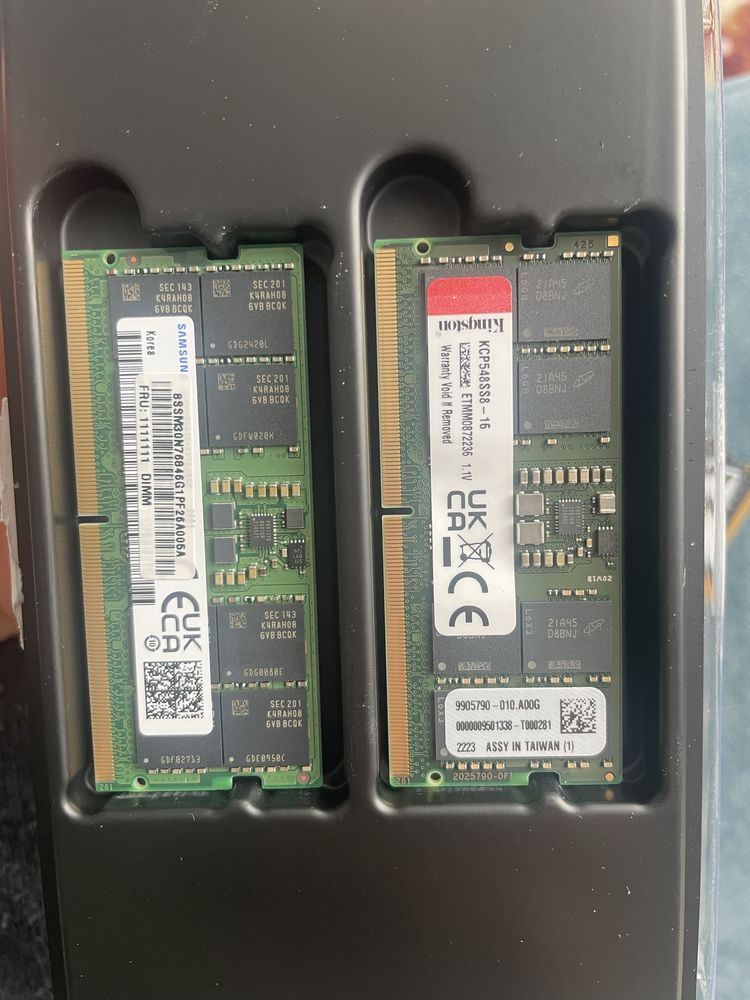 Memorie RAM 60GB RGB si 16GB DDR5