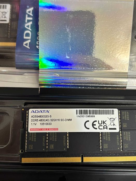 Noi 2x Memorie Laptop A-Data AD5S480032G-S, 32GB DDR5, 4800Mhz