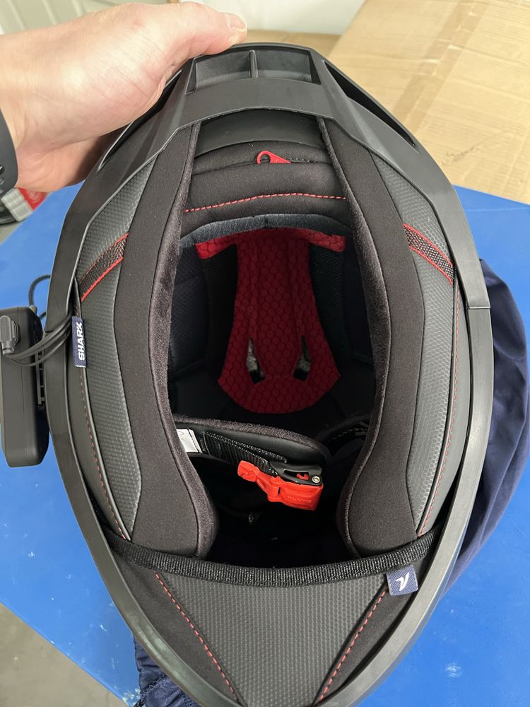 Casca SHARK SKWAL i3 BLANK SP, M, Negru lucios