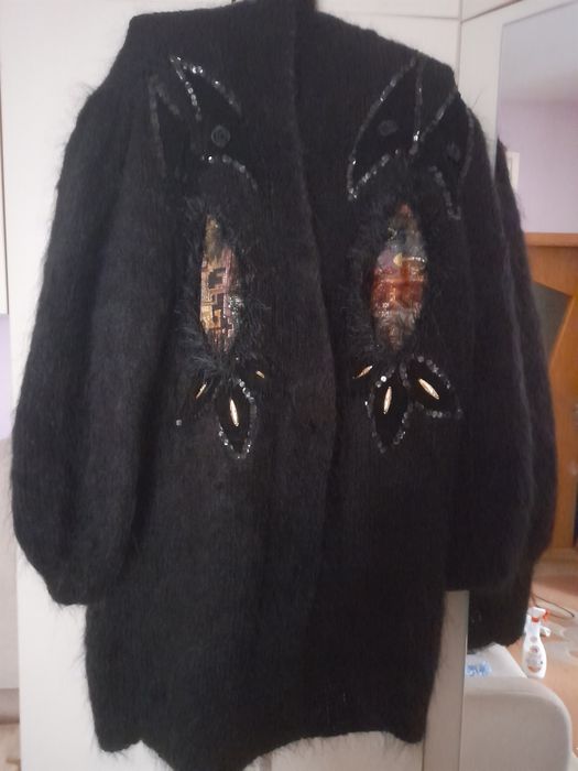 Pulover, cardigan negru