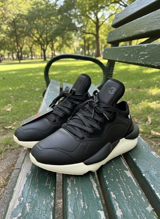 Adidasi Y3 Kaiwa Negru - Adidasi Premim Piele naturala