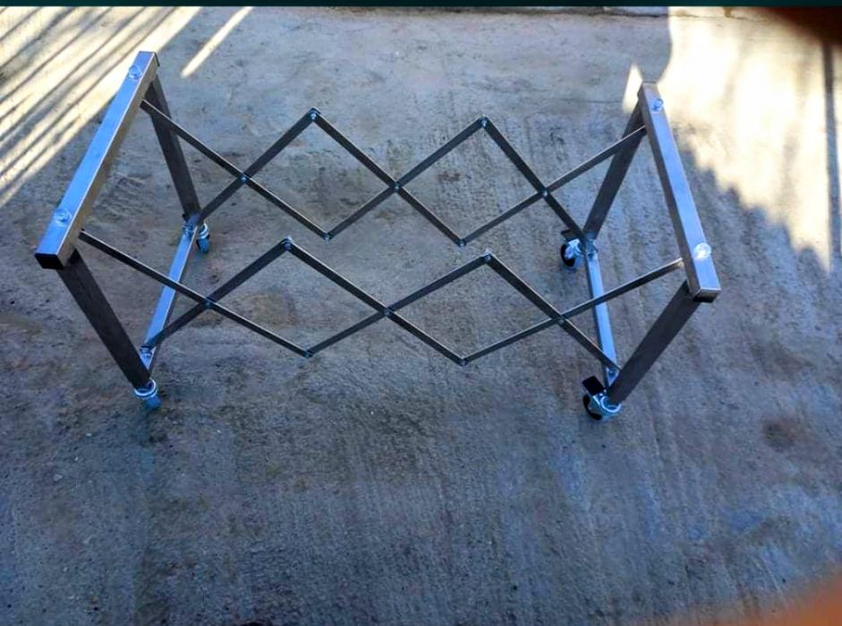 Catafalc inox.(Suport sicriu) Marcă înregistrată