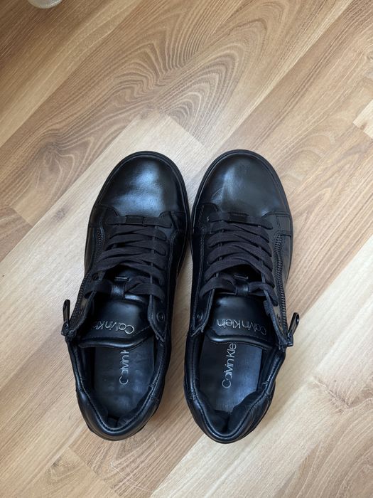 Adidasi din piele naturala Calvin Klein