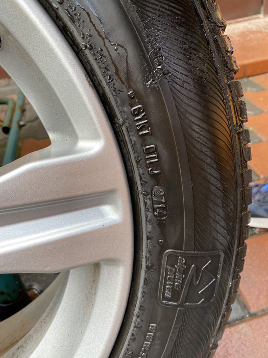 4 jante Mercedes 17 cauciucuri iarna 215/60/17 5x112
