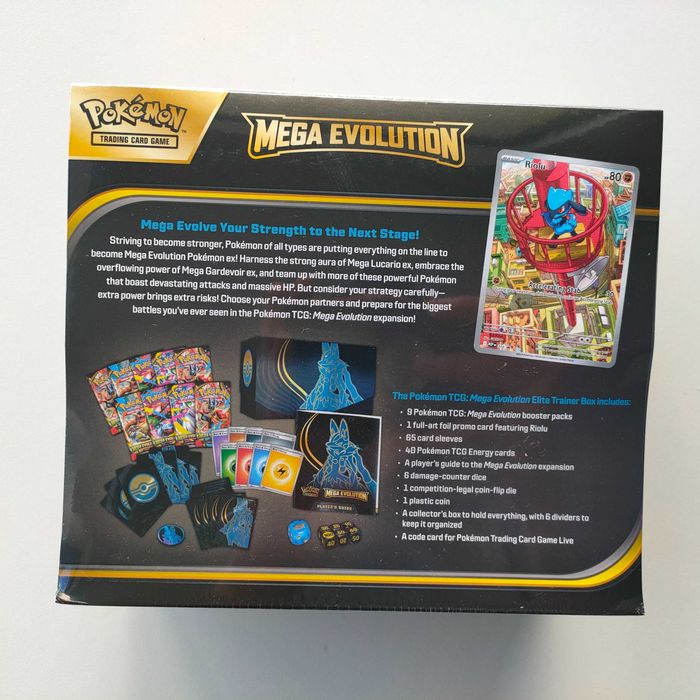 Pokémon TCG: Mega Evolution 01 Elite Trainer Box – Lucario Edition